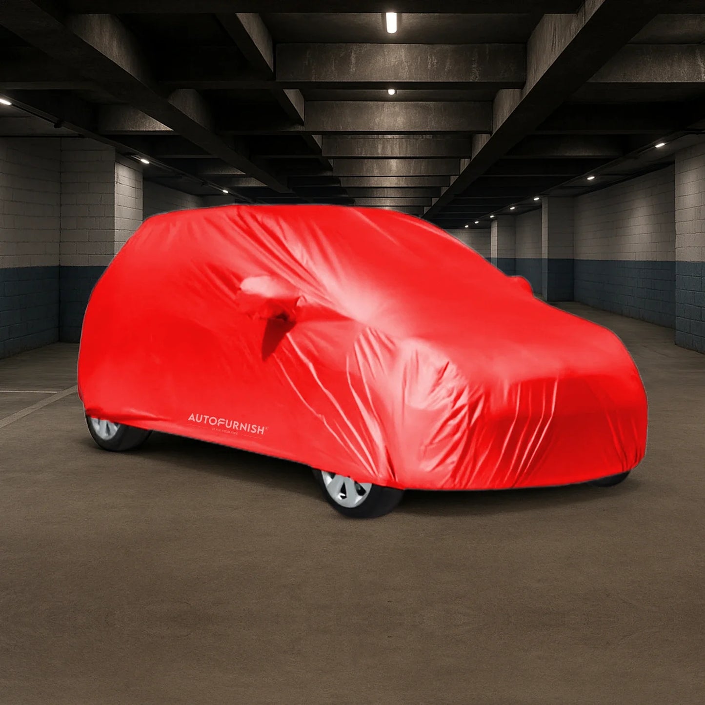Autofurnish Parker Red Car Body Cover For Hyundai Exter 2023 - Parker Red