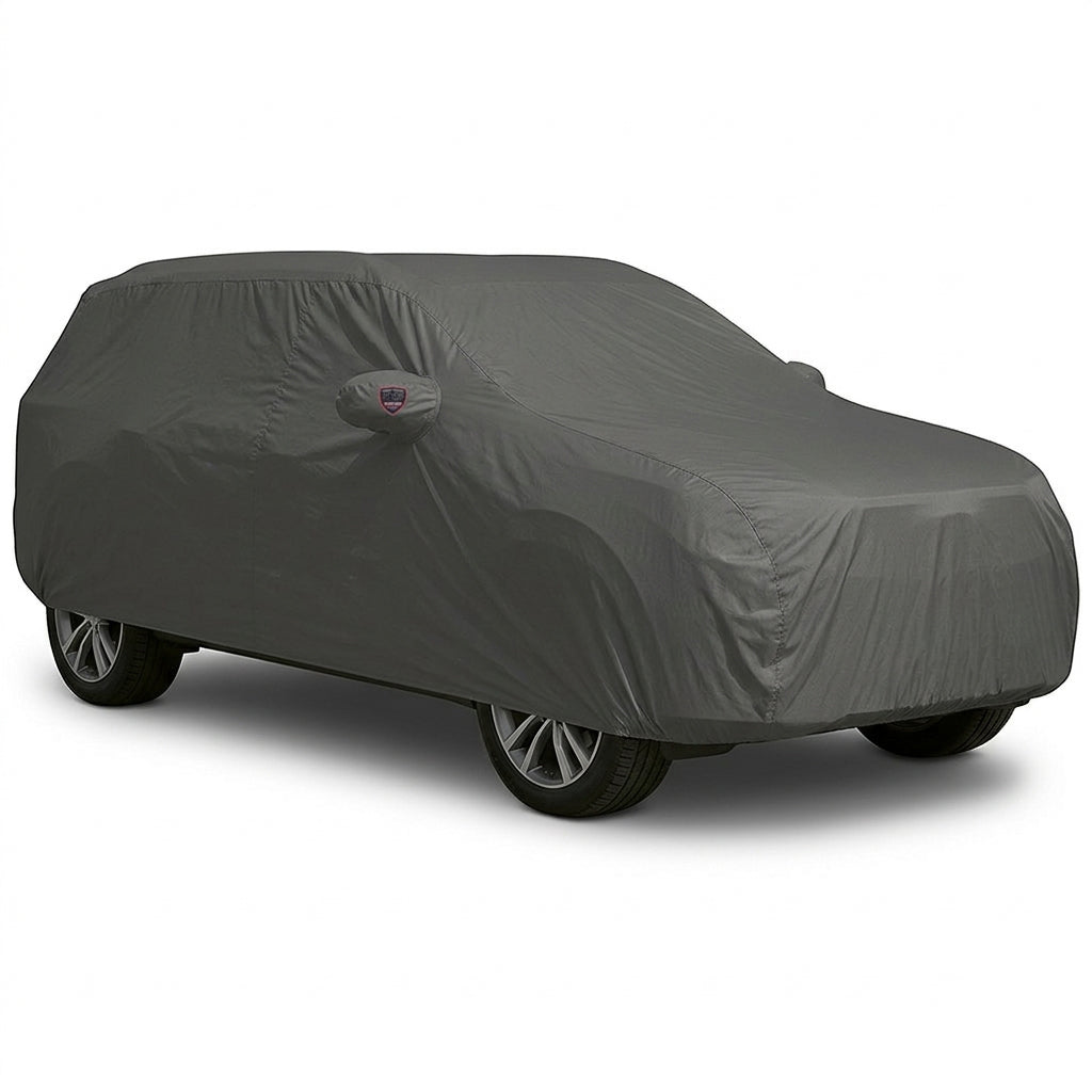 Maruti Baleno 2015-21 Autofurnish Aero Grey Waterproof Heat Resistant Mirror Pocket Car Body Cover - Aero Grey