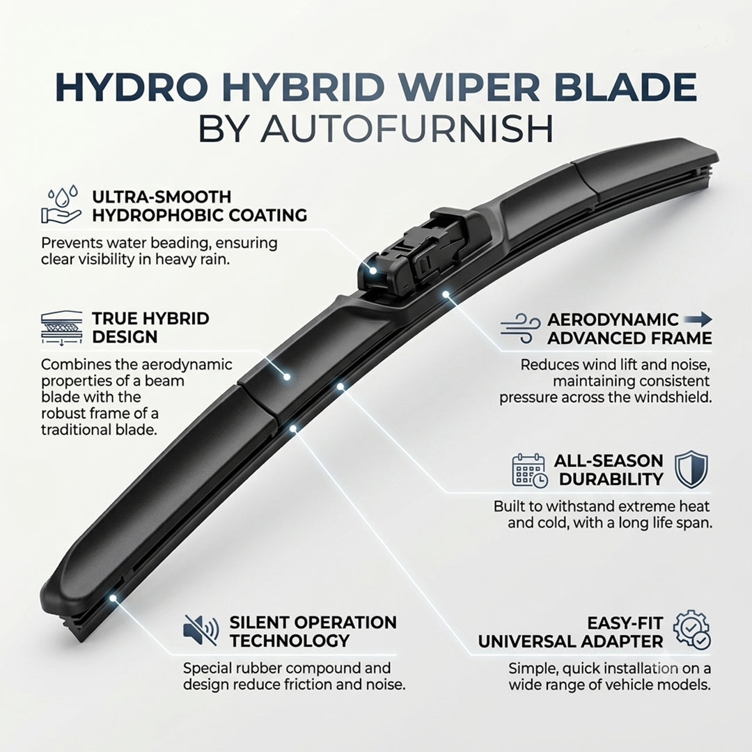 Autofurnish HydroX Beam Car Wiper Blades Universal - 1 Piece