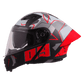 Steelbird SBA-20 ISS Open Face Helmet | ISI Certified | 09 Design | Black-Red