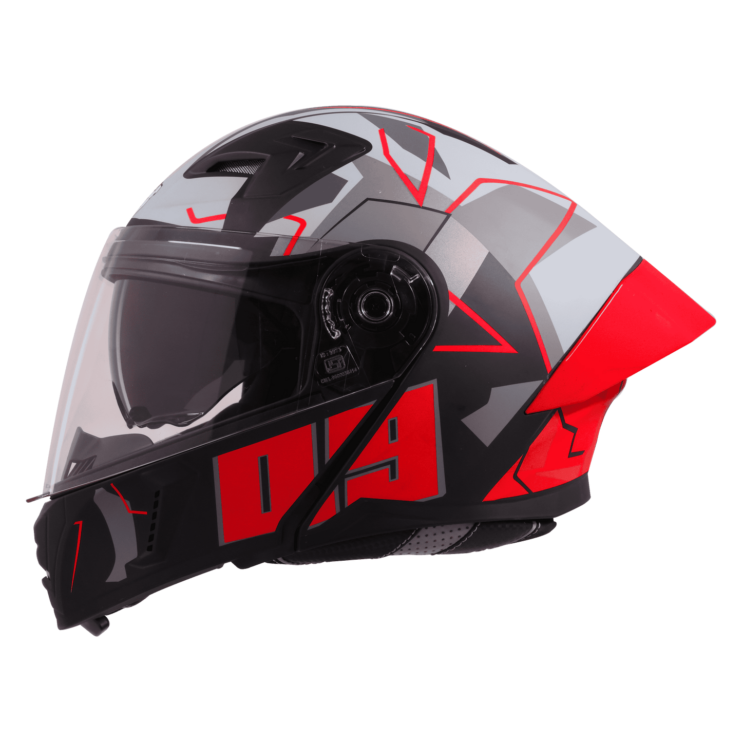 Steelbird SBA-20 ISS Open Face Helmet | ISI Certified | 09 Design | Black-Red