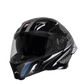 Steelbird SBA-20 / SB-106 ISS Open Face Helmet | ISI Certified | Strange Design | Black-Grey