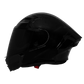 Steelbird SBA-11 ISS Open Face Helmet | ISI Certified | Tornado Design | Glossy Signature Black