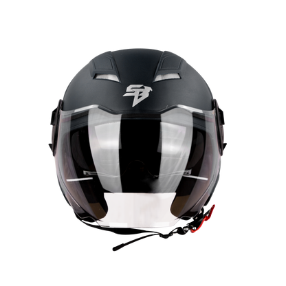 Steelbird SBH-31 ISS DRX Full Face Helmet | ISI Certified | Smoke Sun Shield