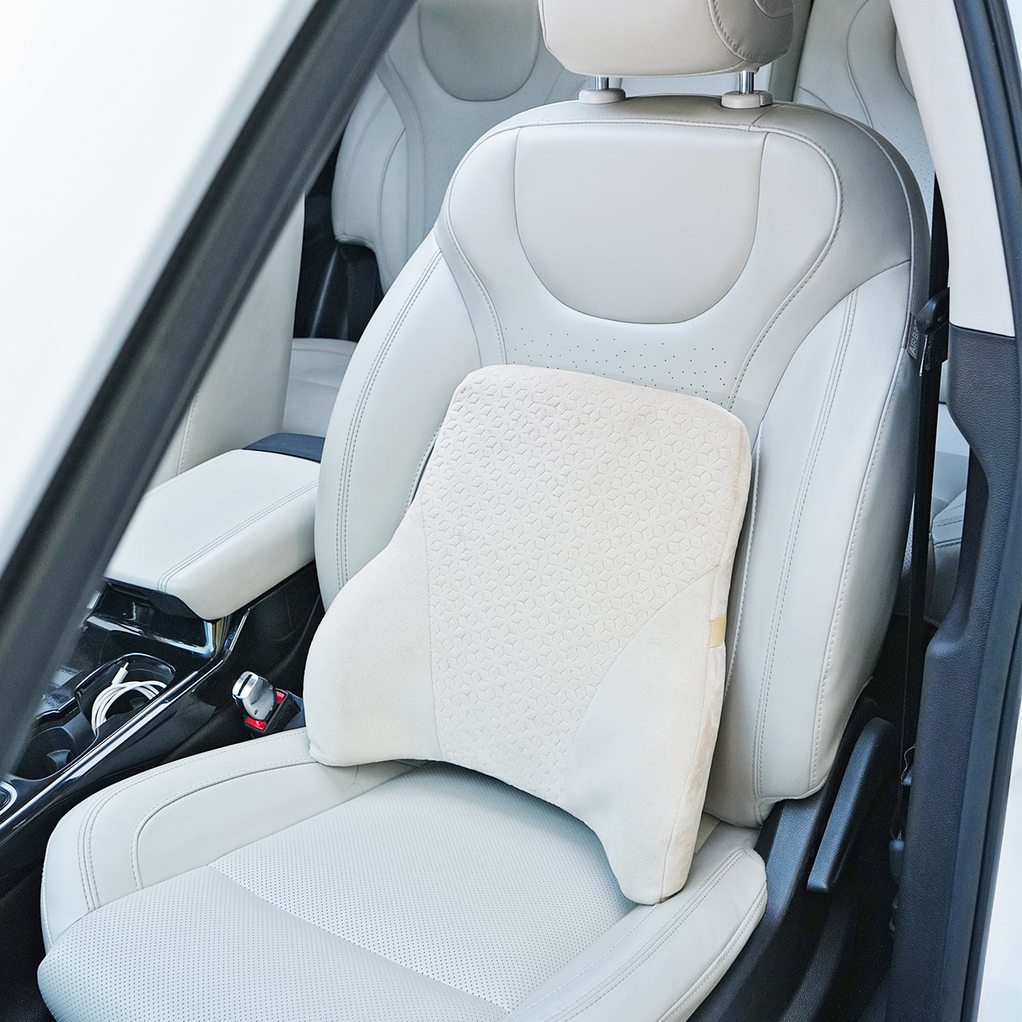 Autofurnish Luxurious Car Backrest (Plush-8871)- One Pc