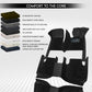 MG Majestor 7 Seater 2026 Autofurnish 9D Premium Custom Fitted Car Mats