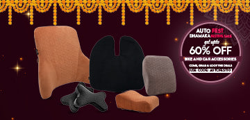 Buy car cushions at a special GST sale price
