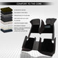 MG Majestor 7 Seater 2026 Autofurnish 9D Premium Custom Fitted Car Mats