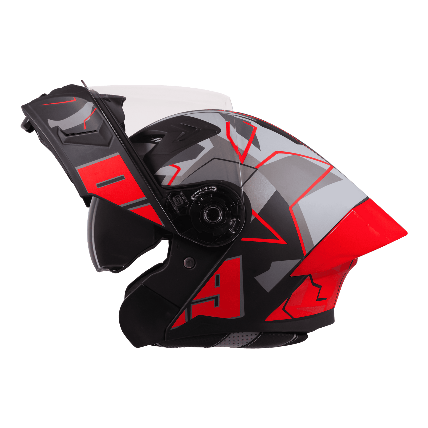 Steelbird SBA-20 ISS Open Face Helmet | ISI Certified | 09 Design | Black-Red