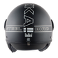Steelbird K-2 Full Face Helmet | ISI Certified | Black & White |Polycarbonate Visor
