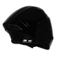 Steelbird SBA-11 ISS Open Face Helmet | ISI Certified | Tornado Design | Glossy Signature Black