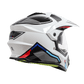 Steelbird SBH-13 ISS Full Face Helmet | ISI Certified | Racer Design | Glossy White-Red