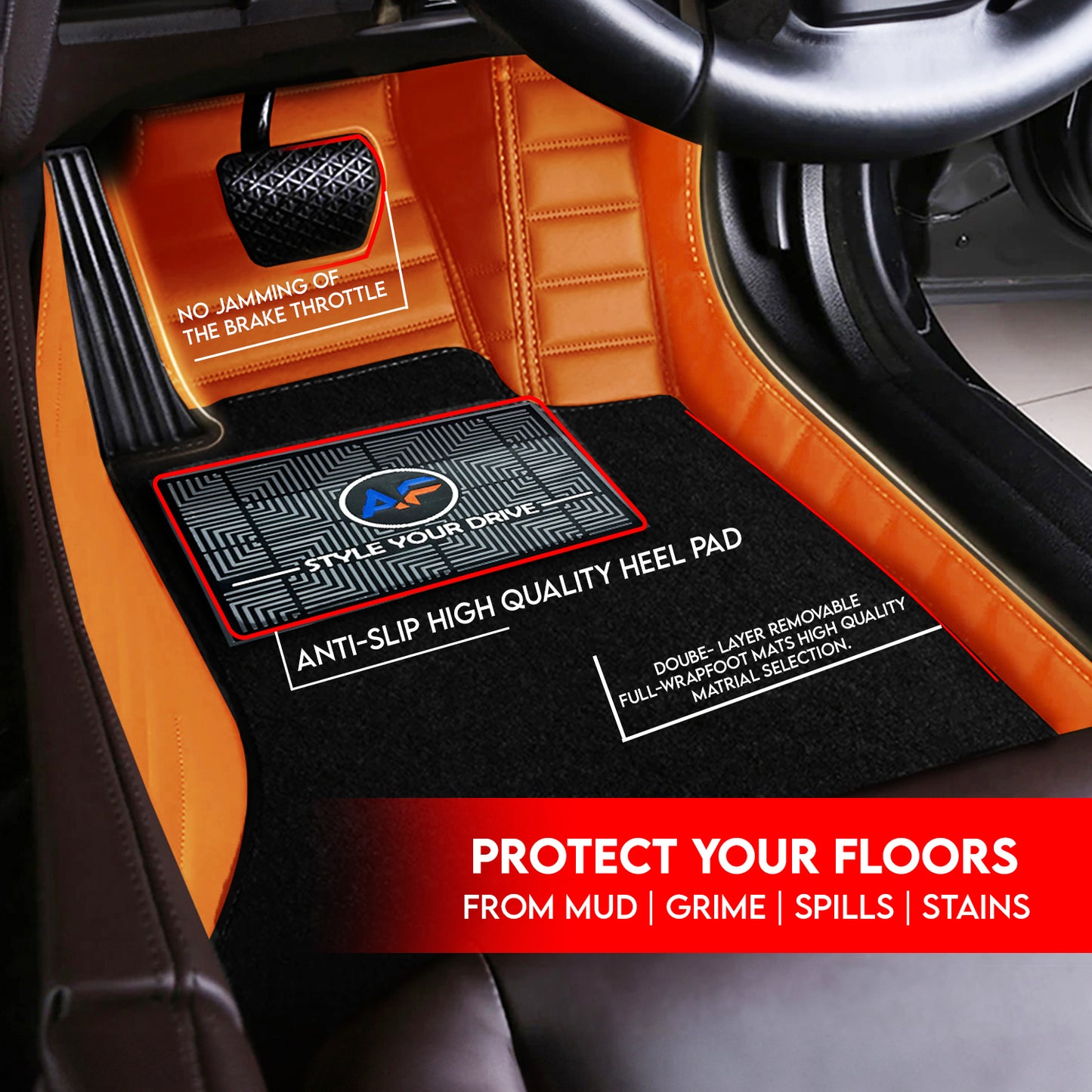 Autofurnish 9D Custom Fitted Car Mats for MG M9 EV 2025