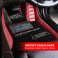 Tata Safari (7 Seater) 2021 Autofurnish 9D Combination Custom Fitted Car Mats For Tata Safari (7 Seater) 2021