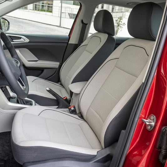 Signature Series Seat Cover for Volkswagen Taigun Arm 2021 (With Back Seat Armrest)