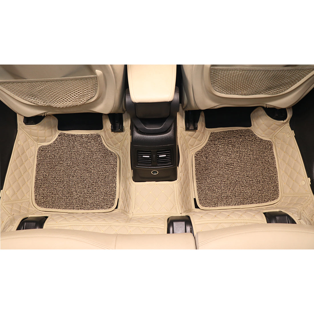 Autofurnish 7D Luxury Custom Fitted Car Mats for Toyota Innova Crysta 2016-20