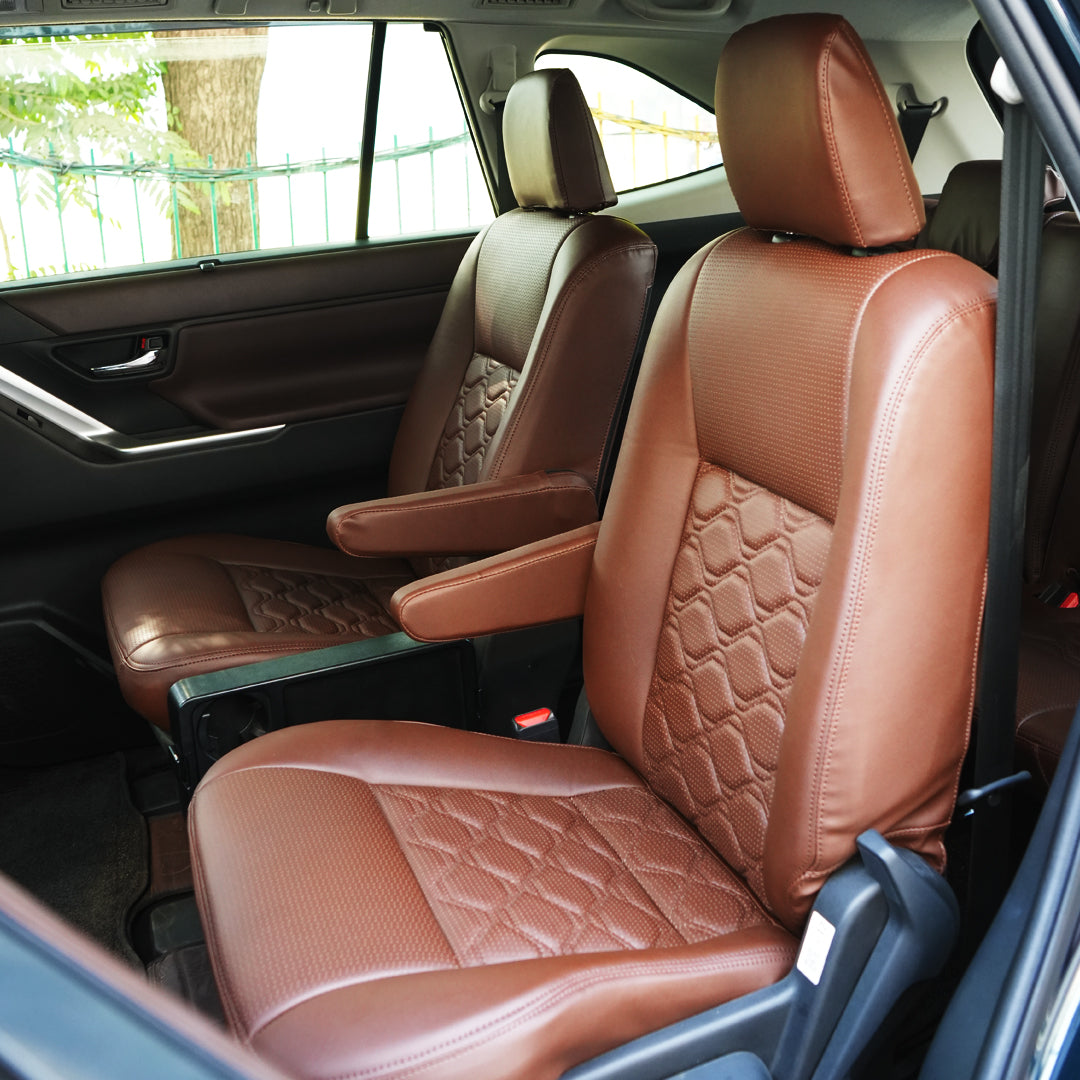Autofurnish Signature Series Car Seat Cover for Toyota Hycross 2022 (8 Seater)