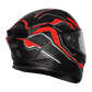Steelbird SBH-25 SV Full Face Helmet | Sharp Spirit Design | Glossy Black & Red