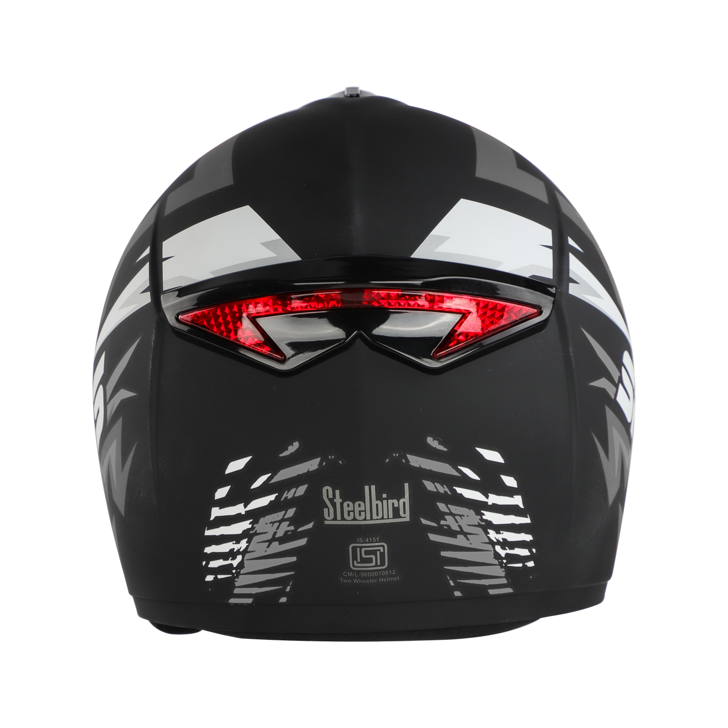 Steelbird SBH-34 ISS Full Face Helmet | ISI Certified | Sports Design |Clear Visor