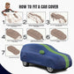 Jeep Meridian 2022 Autofurnish Stylish Stripe Car Body Cover (ARC Series)