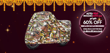 Buy bike body covers at a special GST sale price