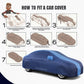 Fiat Linea Classic 2007-18 Car Body Cover, Heat & Water Resistant with Side Mirror Pockets (ARC Series)
