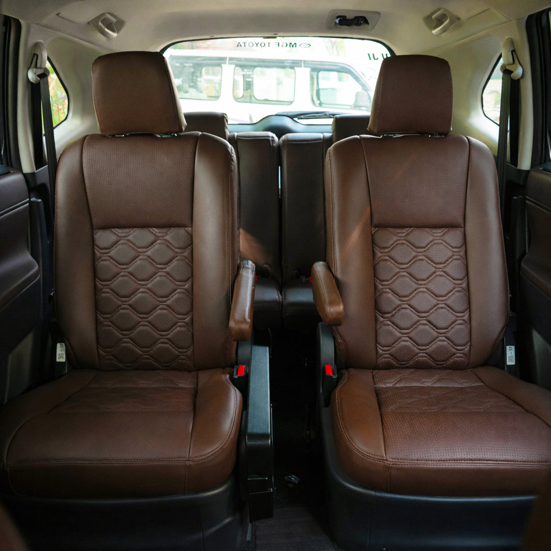Autofurnish Signature Series Car Seat Cover for Toyota Hycross 2022 (8 Seater)