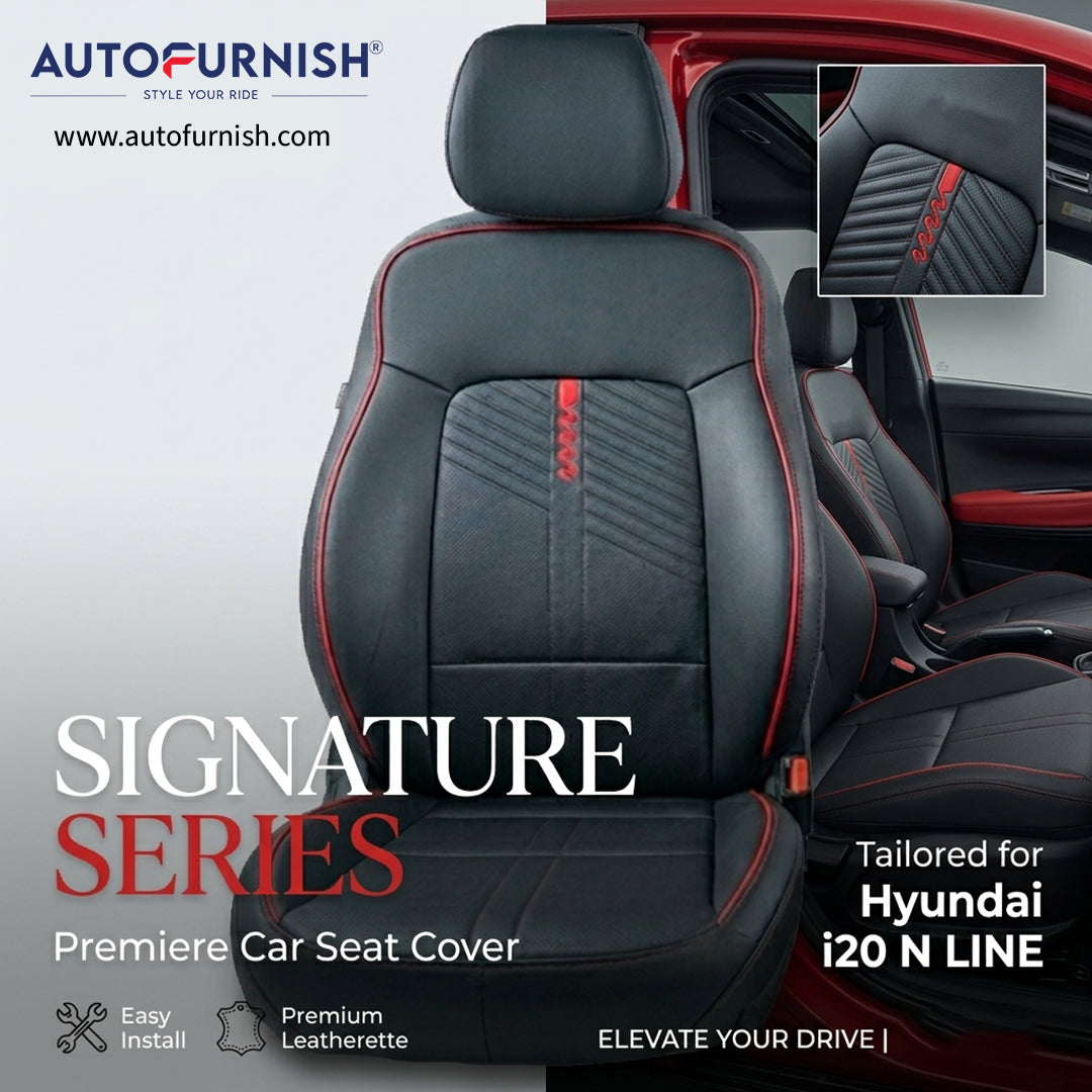 Autofurnish Signature Series Car Seat Cover for Hyundai i20 N-Line 2023