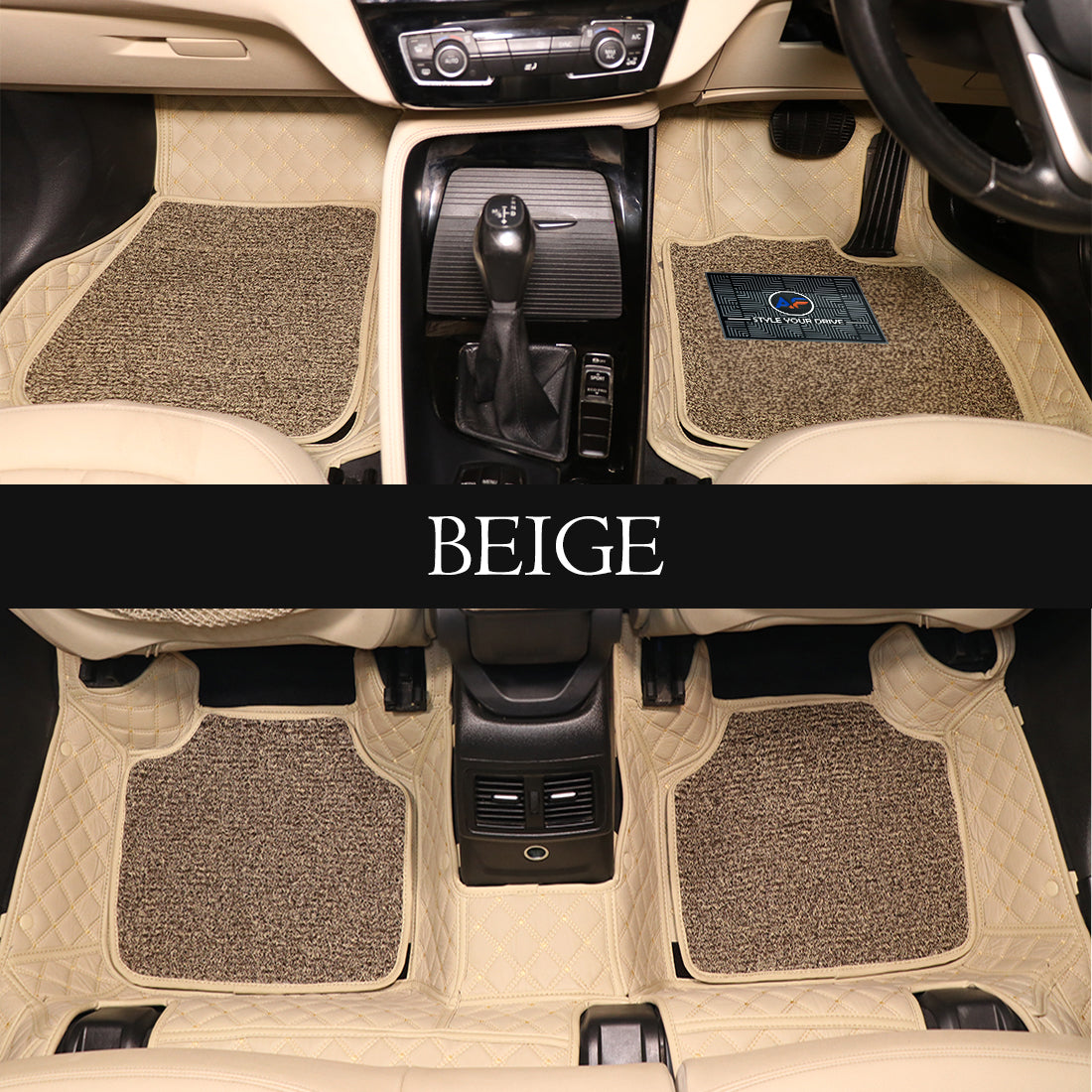 Audi Q2 2021 ULS 7D Luxury Custom Fitted Car Mats For Audi Q2 2021 - Beige Beige