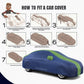Fiat Linea Classic 2007-18 Car Body Cover, Heat & Water Resistant with Side Mirror Pockets (ARC Series)