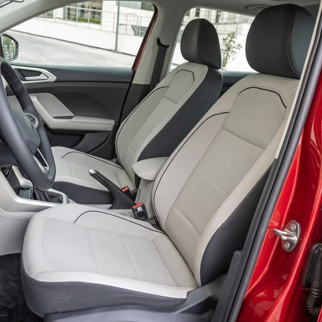 Signature Series Seat Cover for Volkswagen Taigun Arm 2021 (With Back Seat Armrest)