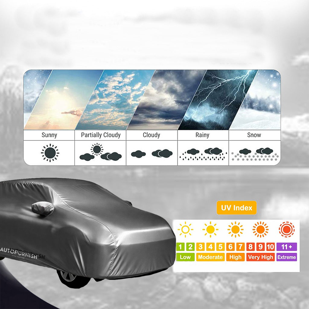 BMW X1 2023 Autofurnish Premium Grey Car Body Cover