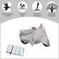 Mototrance Silver Bike Body Cover For Bikes upto RE Bullet Size (Without Extra Fitting) - Extra Large Size (XL)