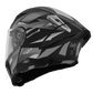 Steelbird SBA-20 ISS Open Face Helmet | ISI Certified | Shield Design | Black-Grey