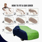 BMW X6 2012 Car Body Cover, Triple Stitched, Heat & Water Resistant with Side Mirror Pockets (Sporty Series)