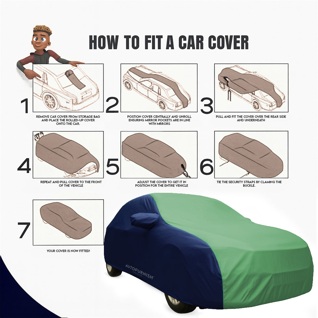 Jeep Wrangler 2021 Autofurnish Dual Tone Car Body Cover  - (Sporty Series)