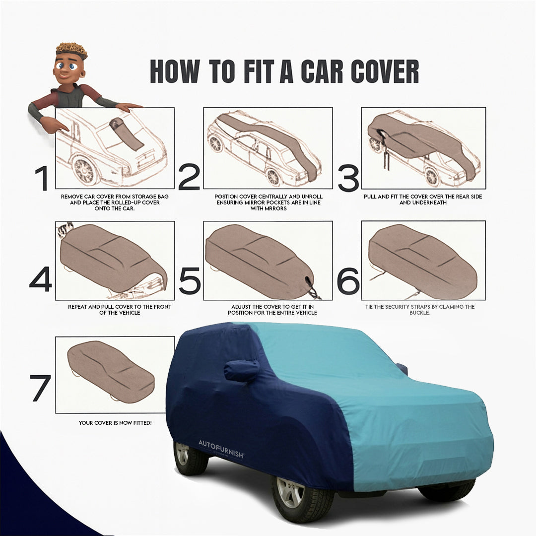 Audi Q5 2022 Autofurnish Water Resistant Car Cover - Sporty Series