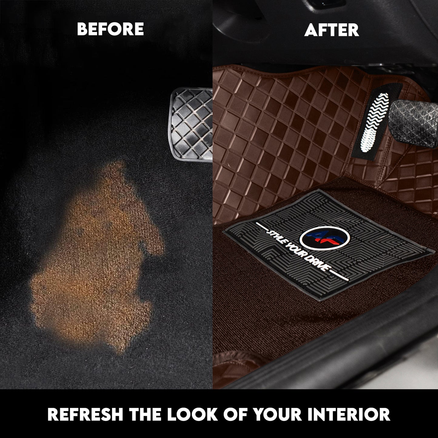 Autofurnish 9D Custom Fitted Car Mats For Hyundai i10