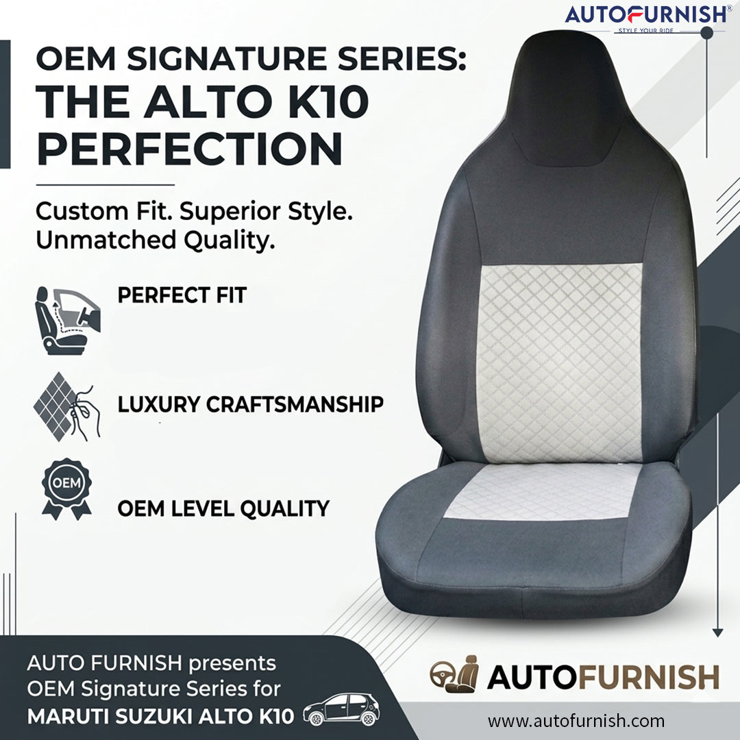 Autofurnish Signature Series Car Seat Cover for Maruti Suzuki Alto K10 2025