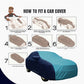 Ford Figo Aspire Car Body Cover, Triple Stitched, Heat & Water Resistant with Side Mirror Pockets (SPORTY Series)