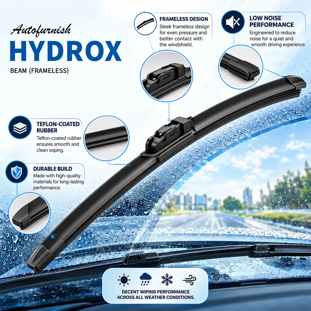 Autofurnish HydroX Beam Car Wiper Blades Universal - 1 Piece