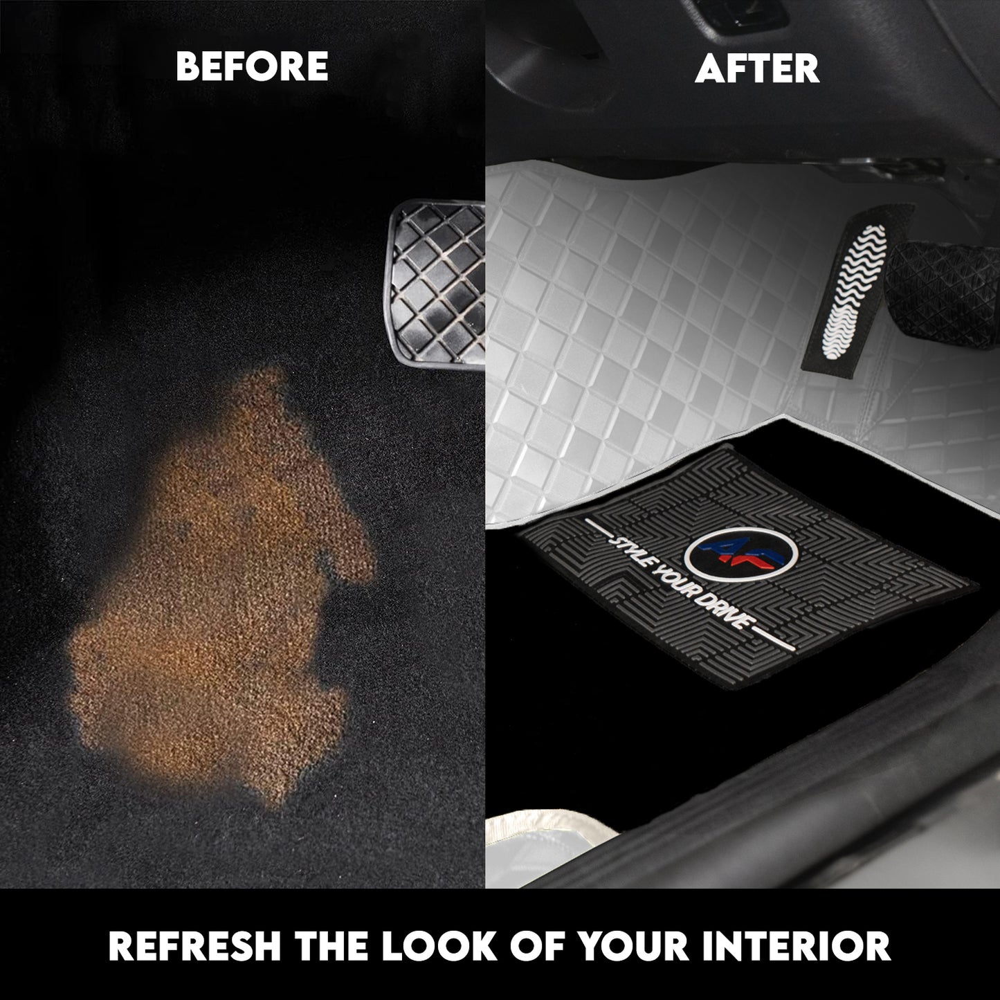 Autofurnish 9D Custom Fitted Car Mats For Hyundai i10