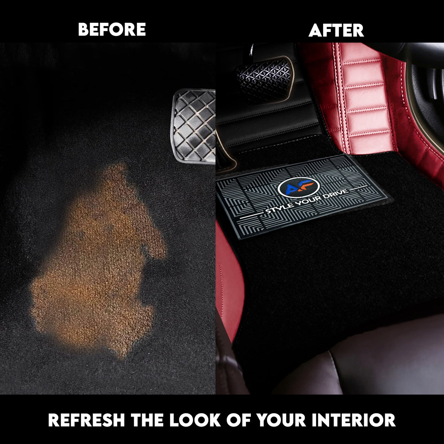 Autofurnish 9D Combination Custom Fitted Car Mats For Hyundai Creta 2015-19