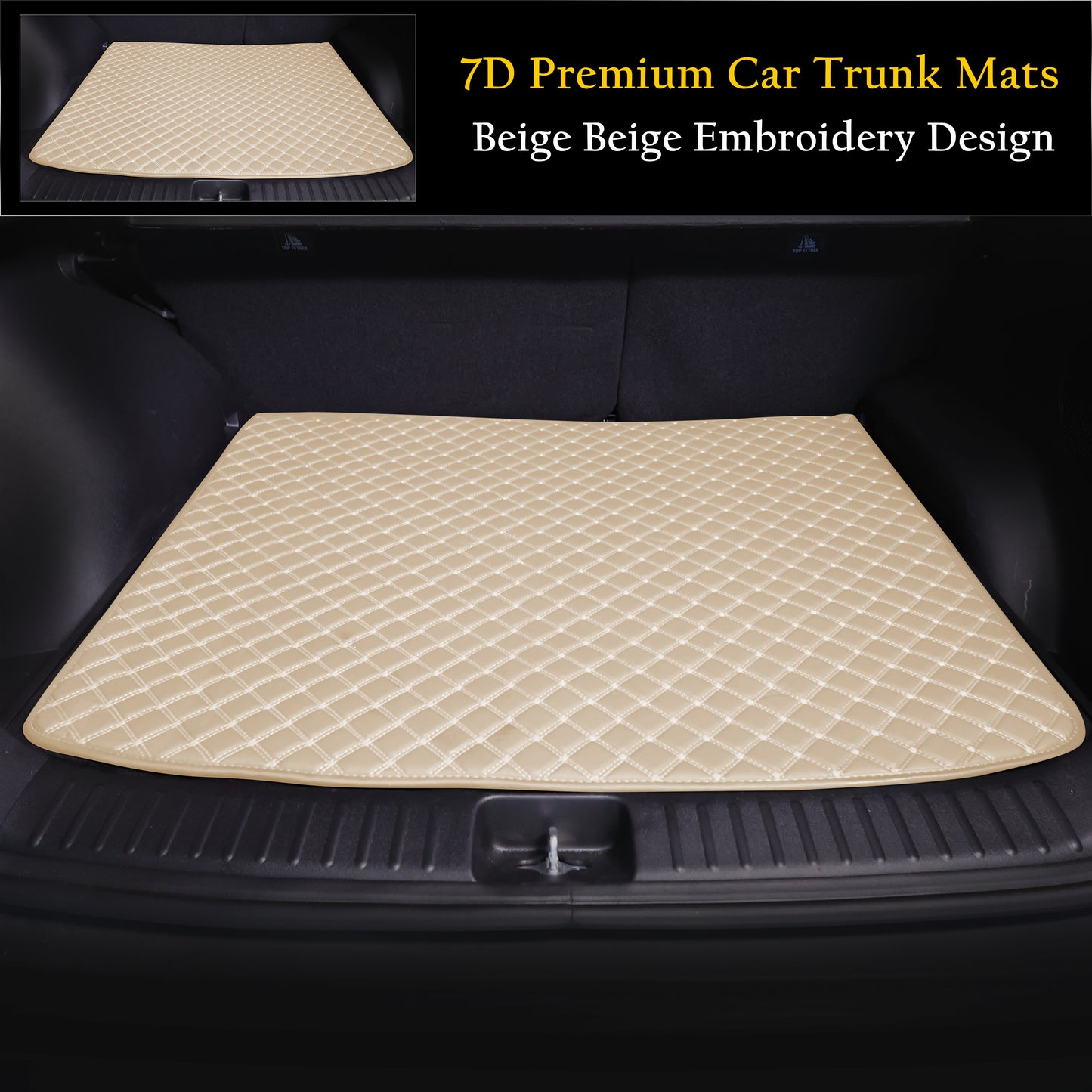 Autofurnish 7D Luxury Custom Fitted Car Mats With Boot for Hyundai Venue