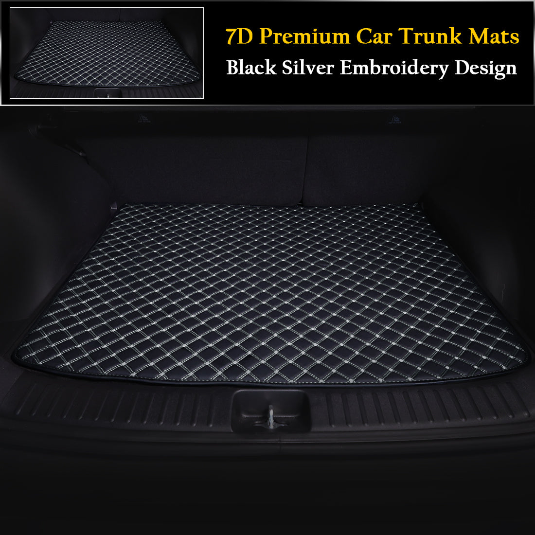 Autofurnish 7D Luxury Custom Fitted Car Mats With Boot for Hyundai Venue