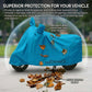MotoTrance Aqua Bike Body Cover For Suzuki Access 125 - Interlock-Stitched Water and Heat Resistant with Mirror Pockets
