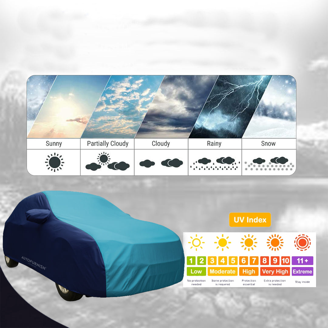 Jeep Wrangler 2021 Autofurnish Dual Tone Car Body Cover  - (Sporty Series)