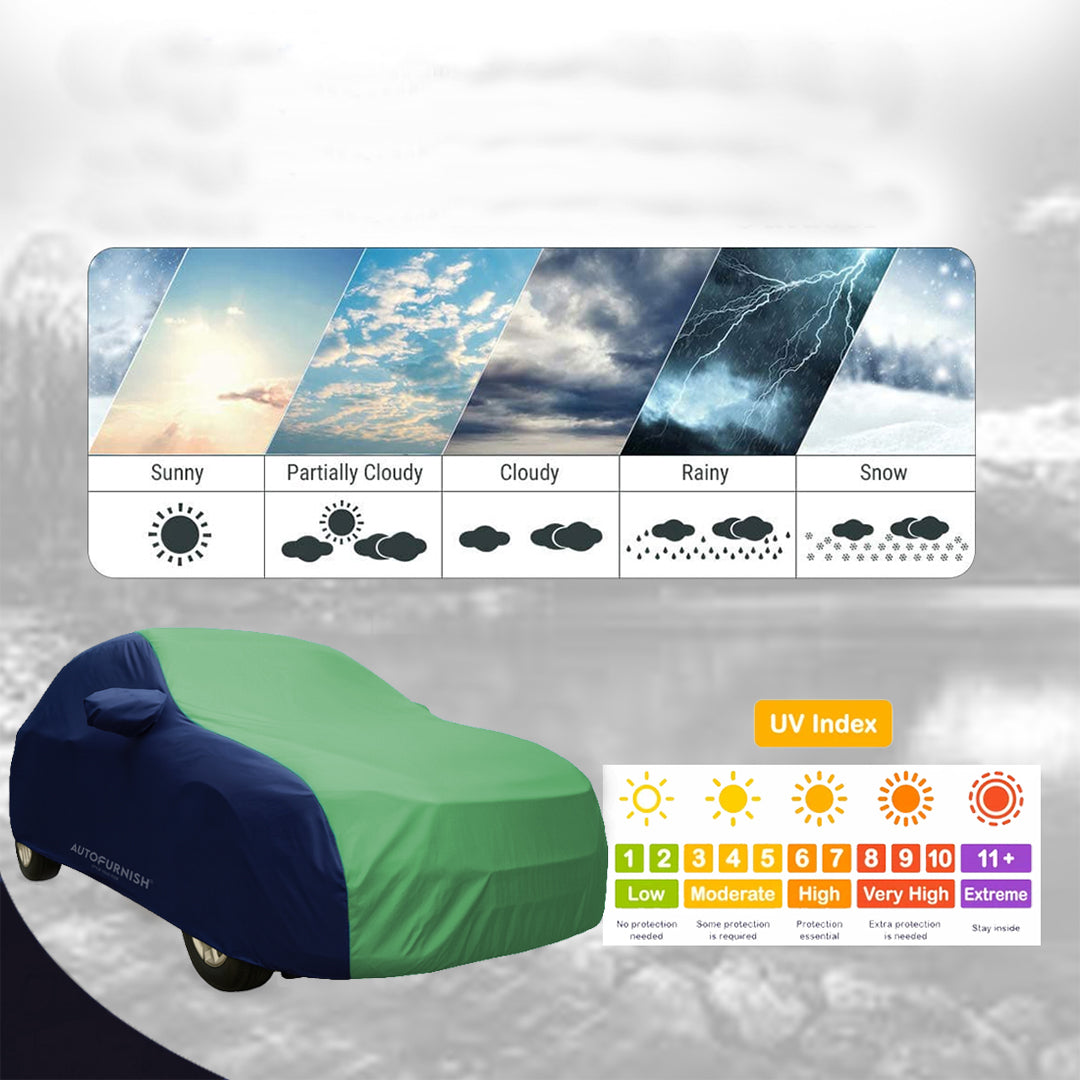 Jeep Wrangler 2021 Autofurnish Dual Tone Car Body Cover  - (Sporty Series)