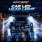 Destorm Car LED Head Light (H7/H18, H8/H9/H11, 9005/9006, 9012) 6000K 240W - Cool White