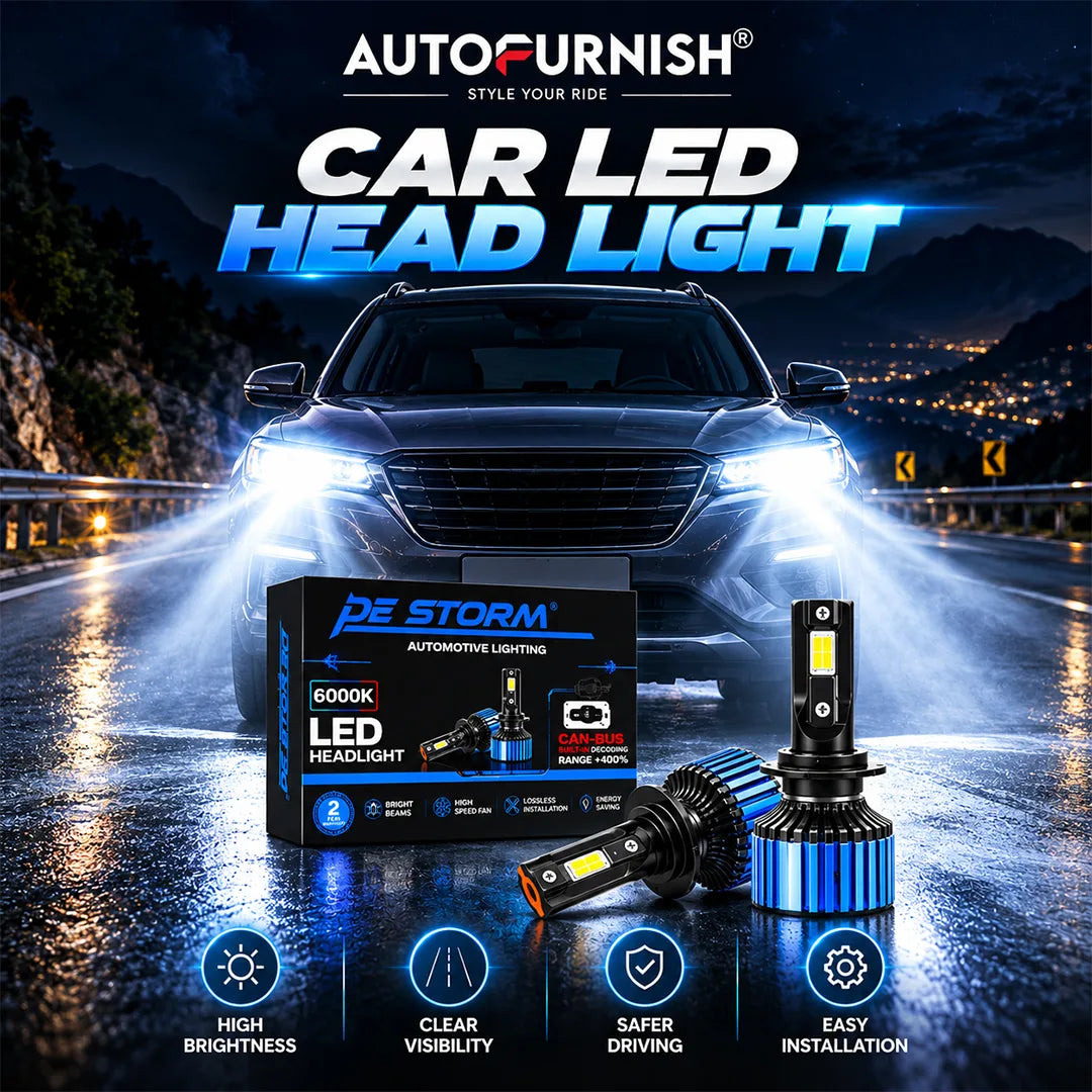 Destorm Car LED Head Light (H7/H18, H8/H9/H11, 9005/9006, 9012) 6000K 240W - Cool White